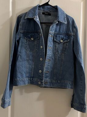 Hudson Jeans Medium Blue Denim Trucker Jacket